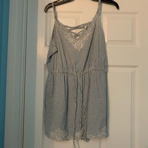 Striped Urban Outfitters Romper